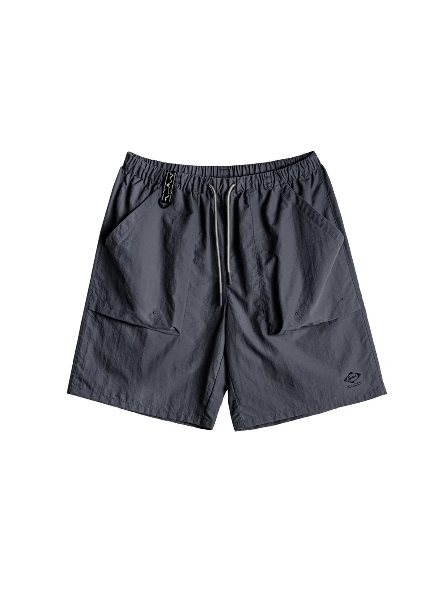 Summer Men's Casual Shorts Outdoor Workwear Straight Fit Multi-pocket Sports Shorts Mid-Rise Elastic Waistband Pants