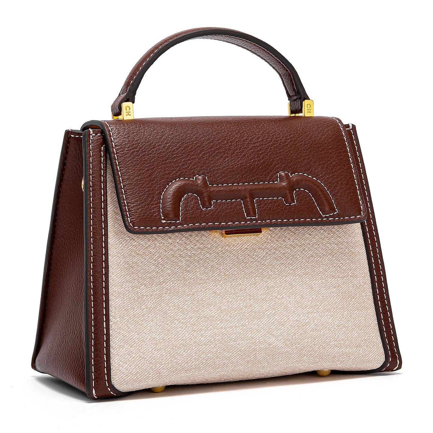 Shoulder Bag Women's New Flip Square Handbag Denim Simple Saddle Bag