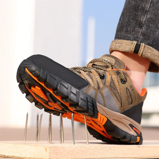 Latest 2024 Fashion Insulation 10KV Men Safety Work Shoes Sneakers Steel Toe Anti Smashing Indestructible Male Footwear