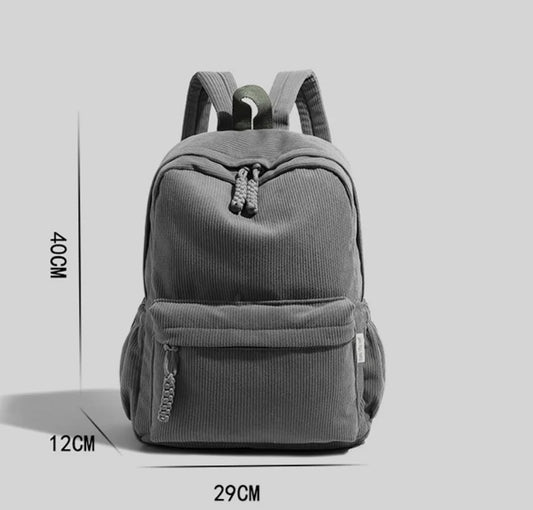 Personalized Backpack 2025 Soft Schoolbag shoulder straps Large Capacity Custom Unique Name Embroidered Corduroy Special Design