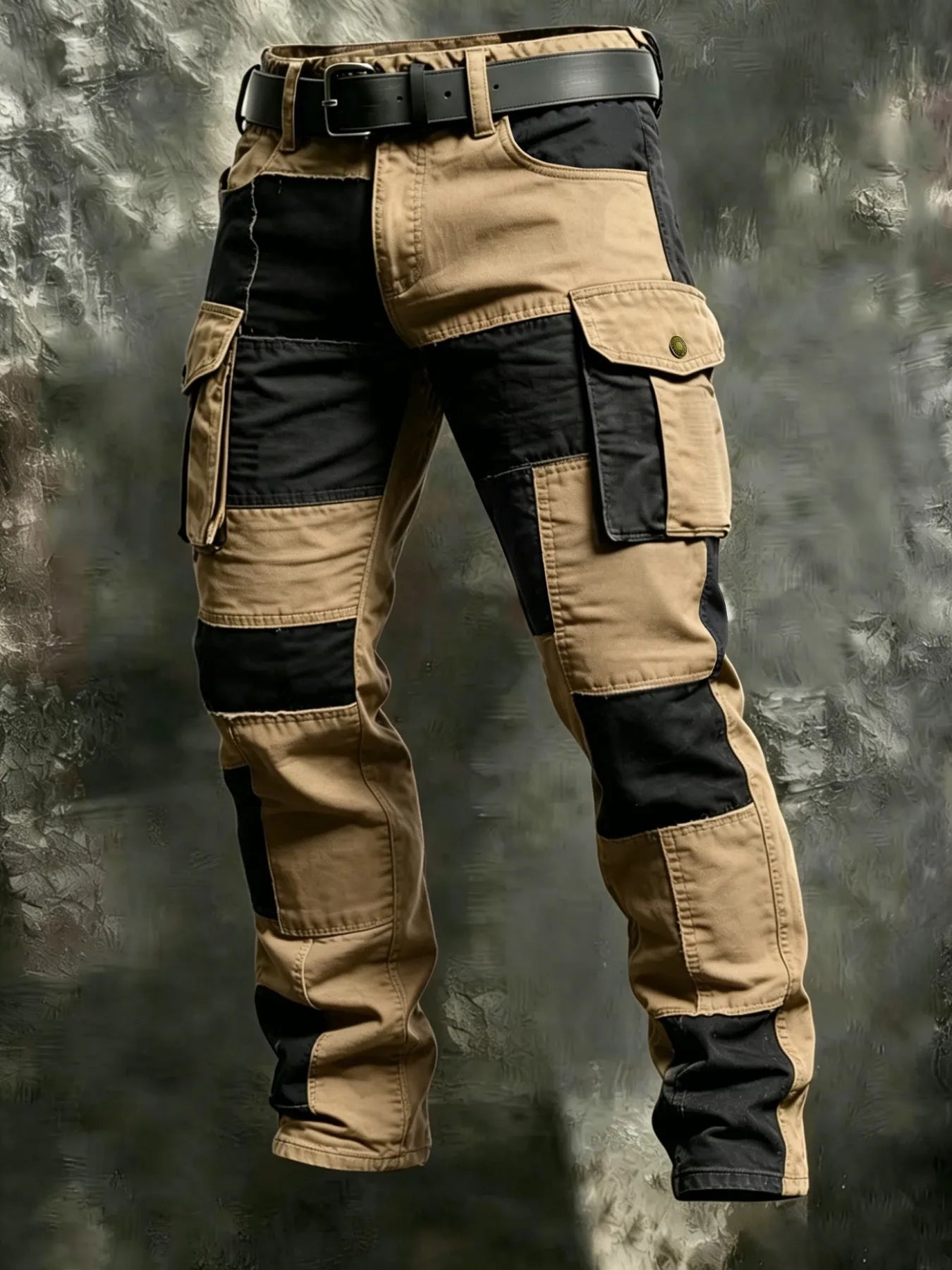 New Cotton Men Cargo Pants Khaki Casual Men Tactical Joggers Cargo Multi-Pocket Fashion Black Army Light gray Trousers Work Wear