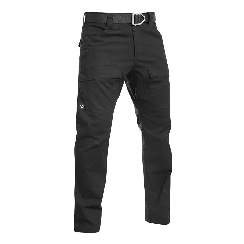 2024 Men Pants Tactical Cargo Pants Casual Waterproof Elastic Outdoor Woring Hiking Safari Style Trousers Male Multi Pockets