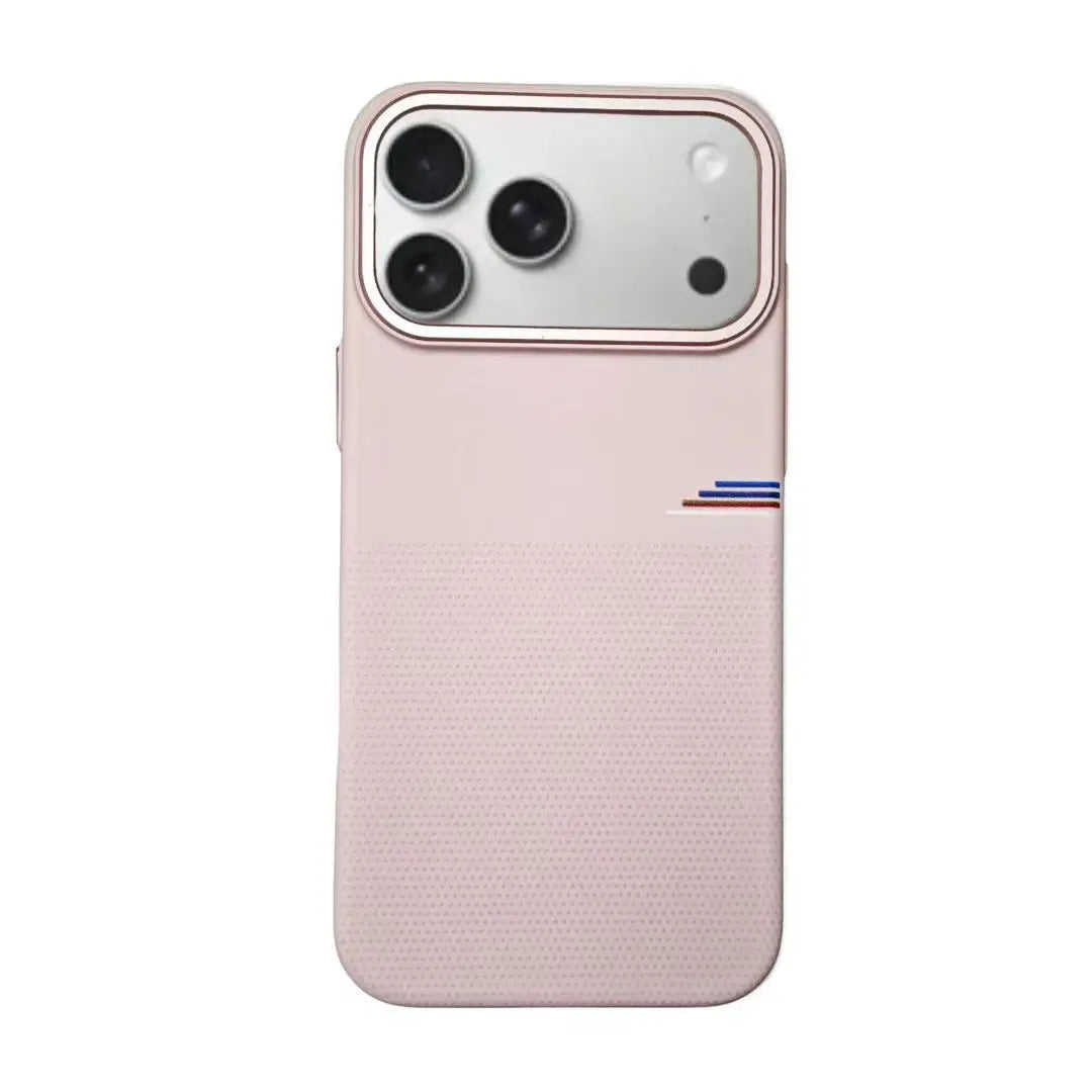 New arrival Magnetic Circle Dot Sandstone Phone Case For iPhone 17 Pro Max Air Wireless Charging Shockproof Protecti Cover