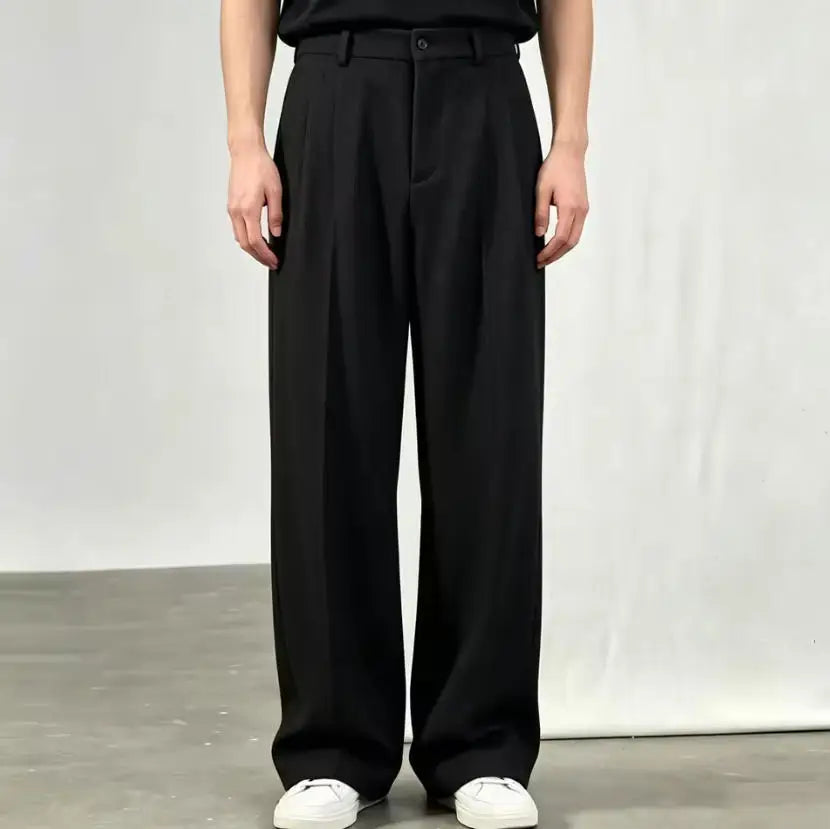 2026 New Men's Pants Formal Wear Herringbone High Quality Men Business Slim Trousers Office Social Dress Pants