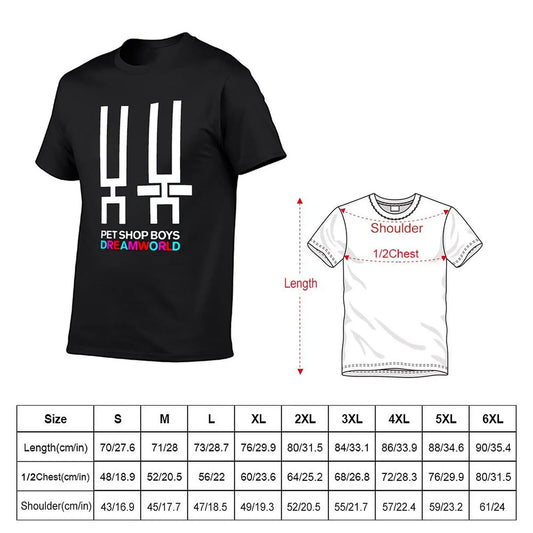 Pet Shop Boys T-Shirt tees blanks anime clothes sublime men clothing