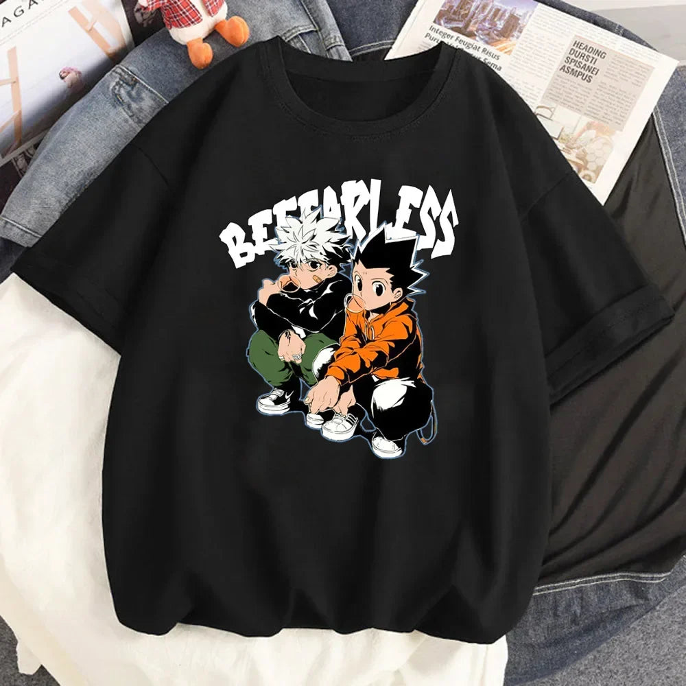 Hunter x Hunter t-shirt women kawaii harajuku aesthetic anime Breathable Gothic t-shirt Comfortable aesthetic anime Grunge Punk
