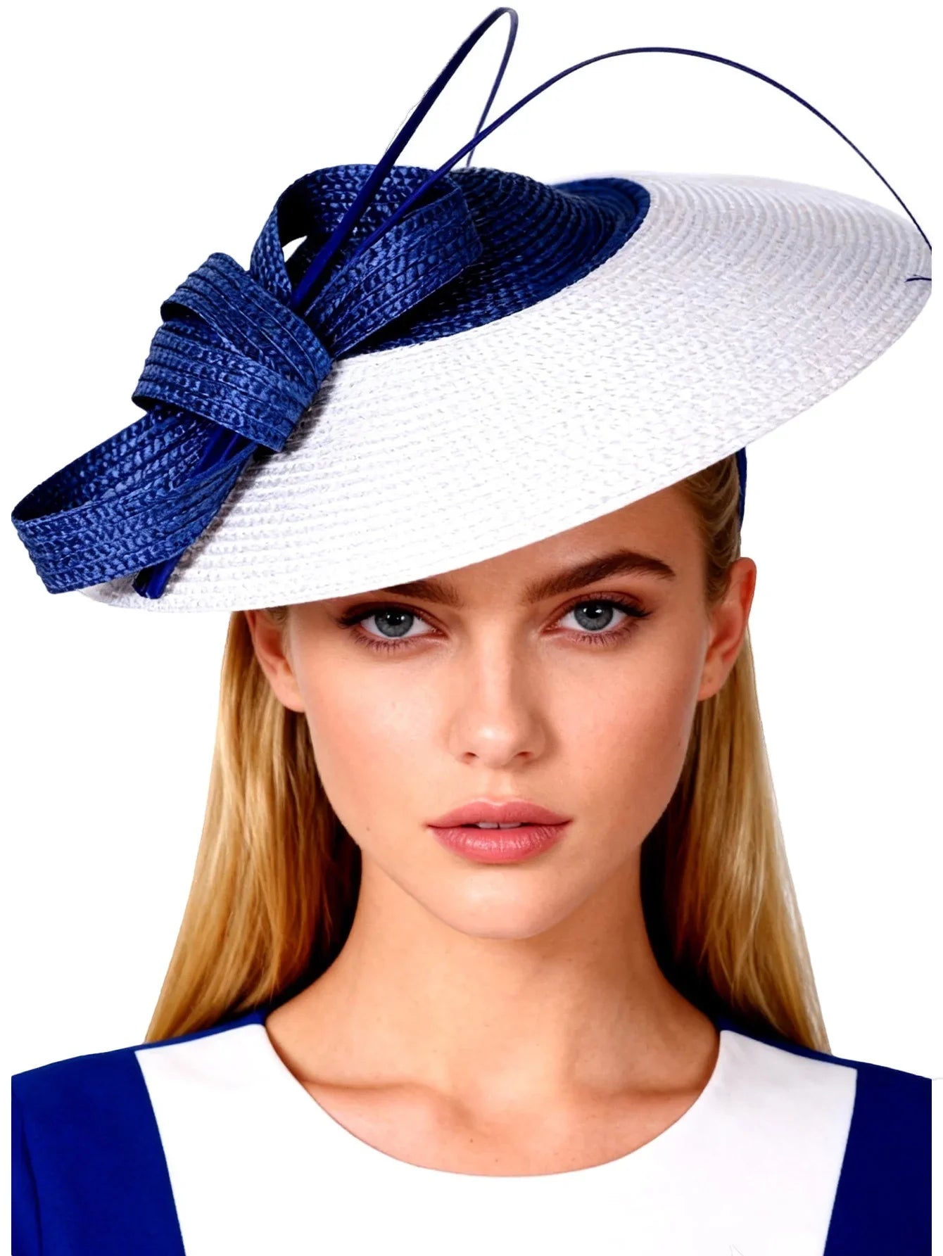 Fascinators Black White Weddings Pillbox Hat For Women Church Hat Sraw Fedora Black Wide Ladies Dress Kentucky Derby Hats