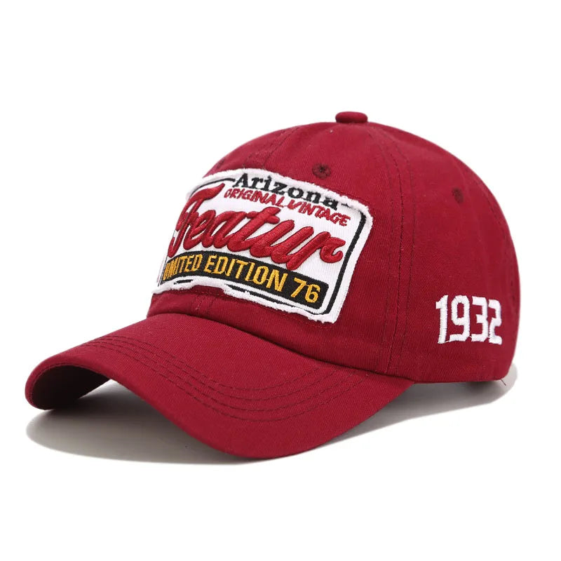 Letter Embroidery Baseball Caps For Men Women Cotton Winter Hat Hip Hop Fitted Caps Spring Summer Casual Sports Unisex Visor Hat