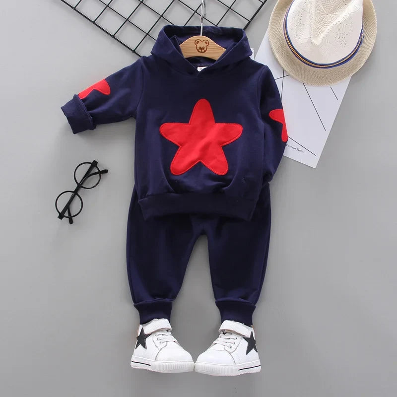 New Spring Autumn Baby Girl Clothes Children Boys Letter Hoodies Pants 2Piece Set Infant Clothing Toddler Costume Kids Tracksuit