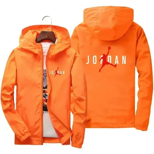 2025 Autumn New Men's Casual Hooded Coat, Outdoor Leisure Waterproof, Fashionable for Exercise