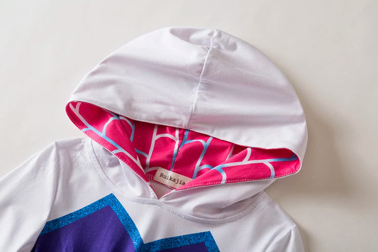 Ghost Spider Inspired Costume Spider Gwen Inspired Costume Ghost Spider Hoodie Spider Gwen Cosplay tutu dresses Spider birthday