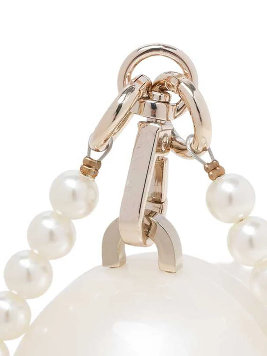Mini Pearl Bag Crossbody Beaded Necklace Shoulder Handbag Egg Evening Fashion Totebag Women Hand Lady Phone Handbags Small Woman