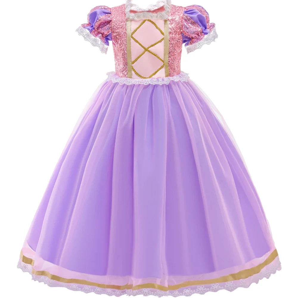 Halloween Costume for Girls Carnival Cosplay Kids Clothes Party Birthday Princess Dress Lace Wedding Christmas Costumes
