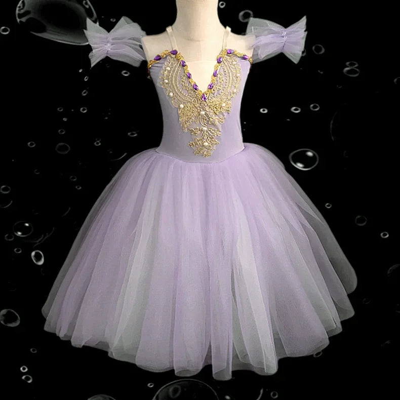 Girl Ballet Dress Tutu Outfit Vestidos Princess Dance Costumes Kids Clothes Summer Girls Dresses Ballet Leotards Children's Day