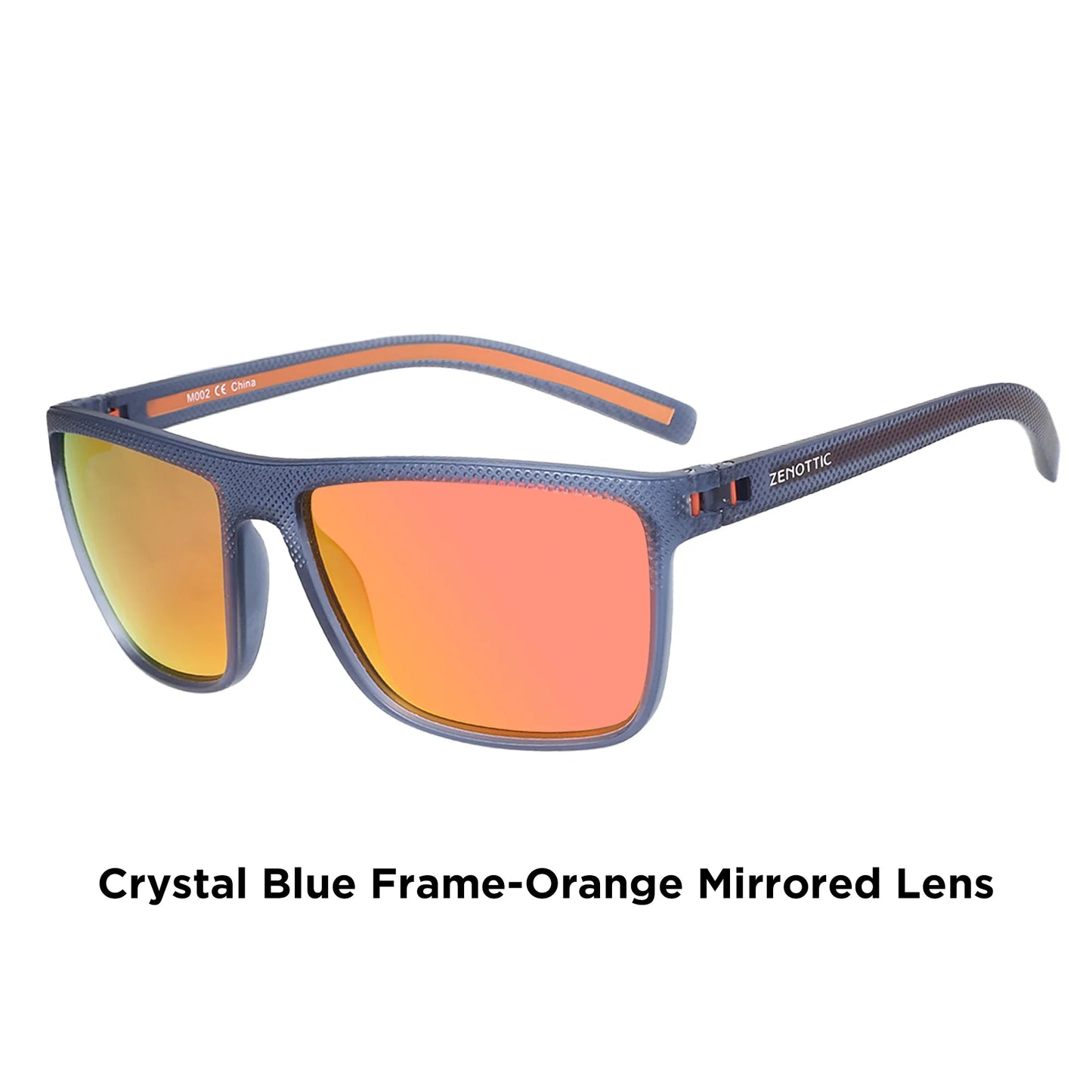 Polarized Sunglasses for Men Lightweight TR90 Frame UV400 Protection Square Sun Glasses