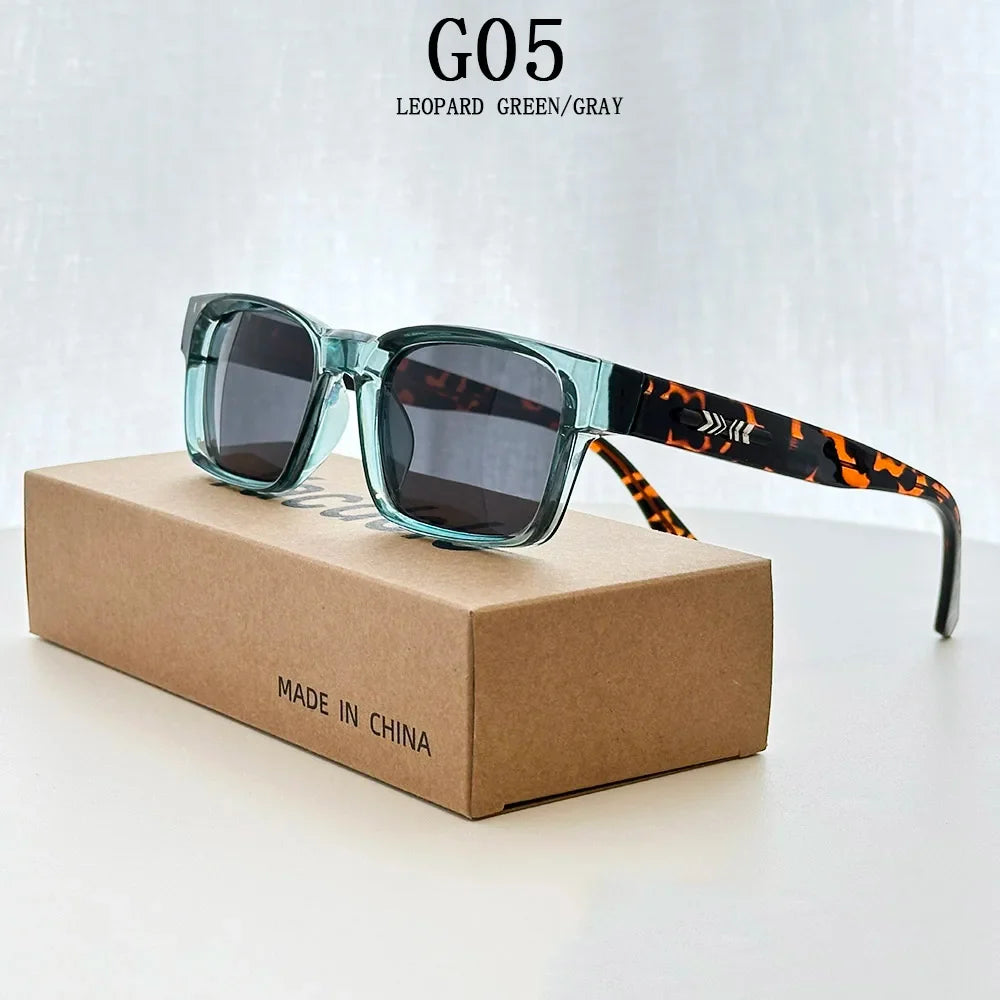 Fashion Polarized Sunglass Men Vintage Square Sunglasses Women 2025 Sun Glasses Gafas De Sol Polarizadas Lunette De Soleil Homme