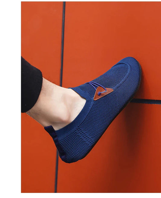 Mesh Loafers Men Driving Moccasins Thin Bottom Flats Walking Shoes Breathable Non Slip Casual Loafers Slip on Mens Shoes