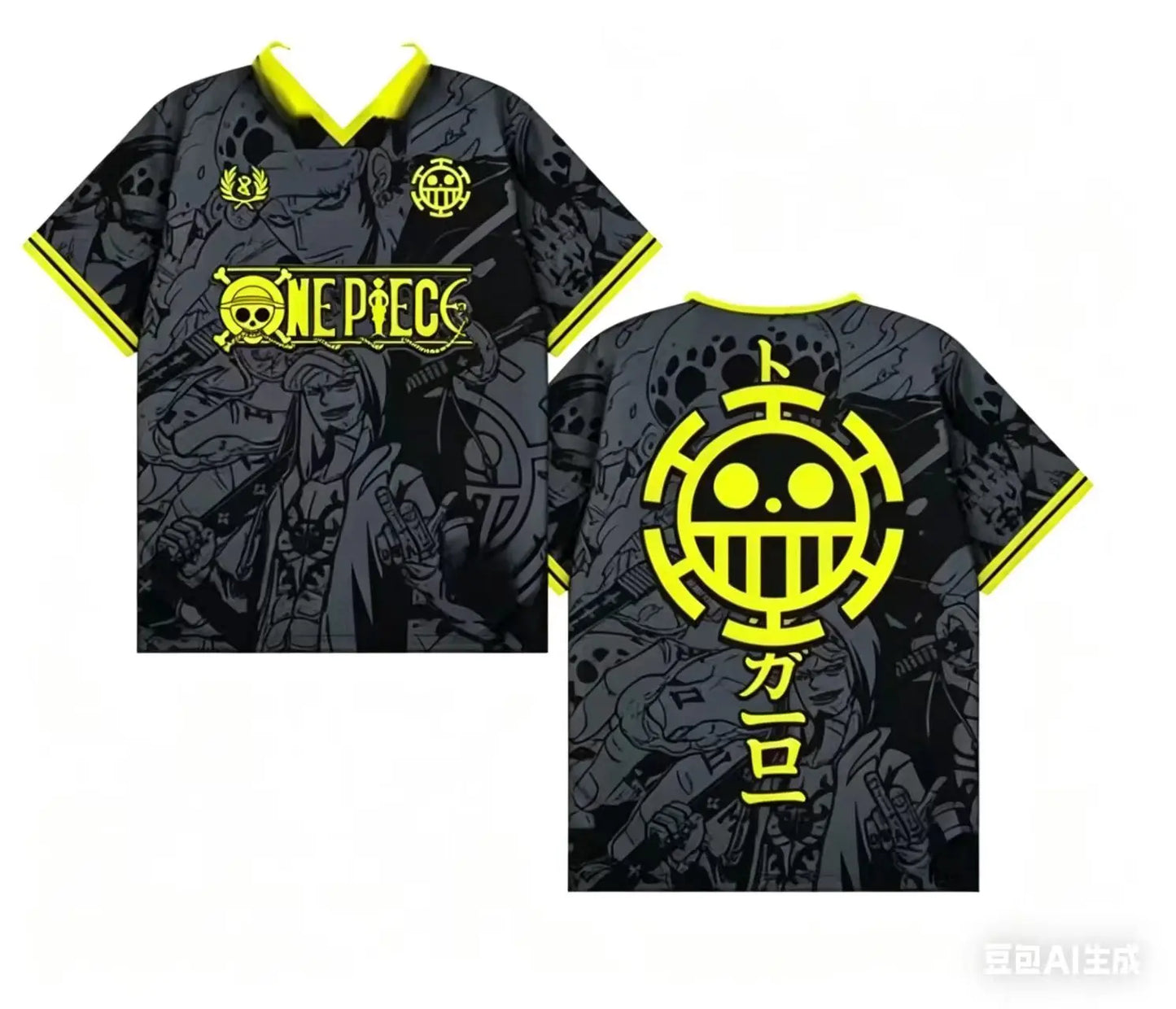 2026 One Piece Luffy Anime T-Shirt Vintage Baseball Jersey Style Men Women 3D Full Print Y2k Streetwear Harajuku Graphic Tee