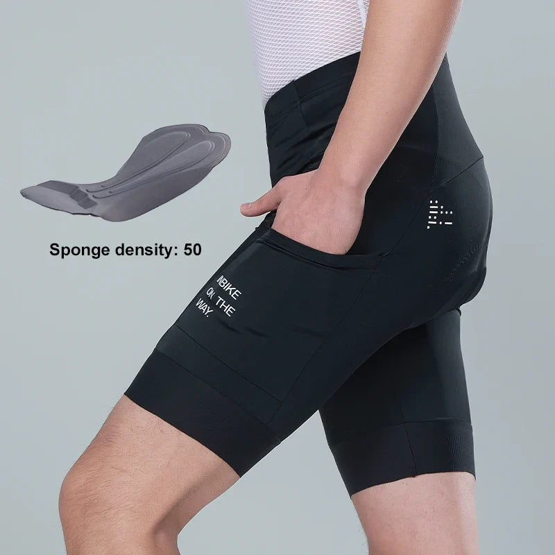 Pro Summer Men's Cycling Shorts Bicycle Pants Shock-absorbing Cycling Clothing Mountain Road Bike Tousers With Pocket