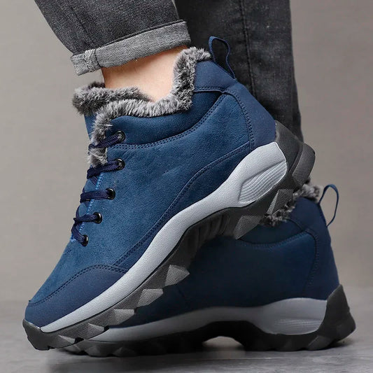 Men Sneakers Man Hiking Shoes Outdoor Mountain Boots Climbing Shoes Zapatos De Hombre Winter Boots Tennis Black Sneakes