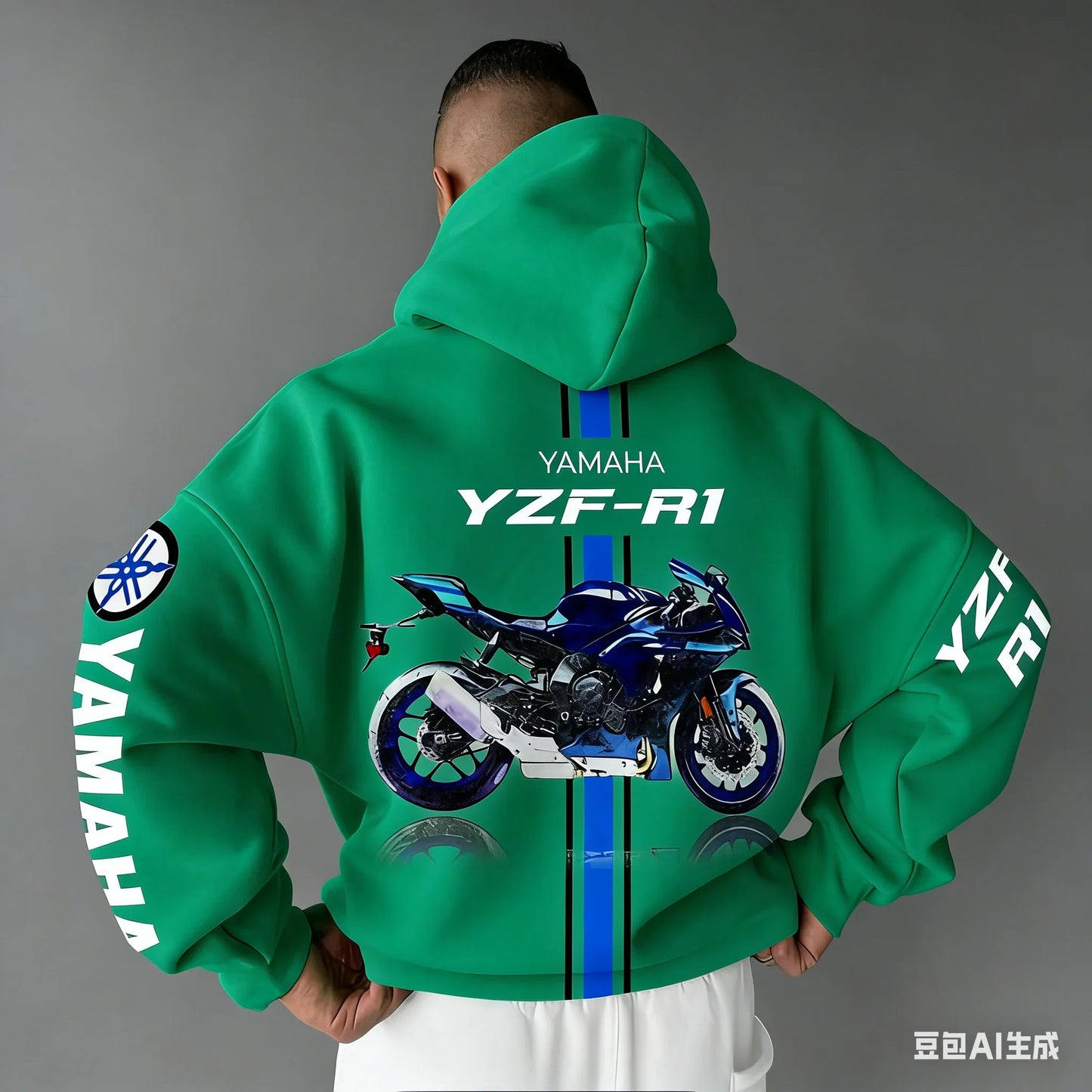 2026 Spring Summer New Motorcycle Yamaha R1 Cotton Oversized Hoodie Men Women Comfortable Casual And Fashionable Sportswear