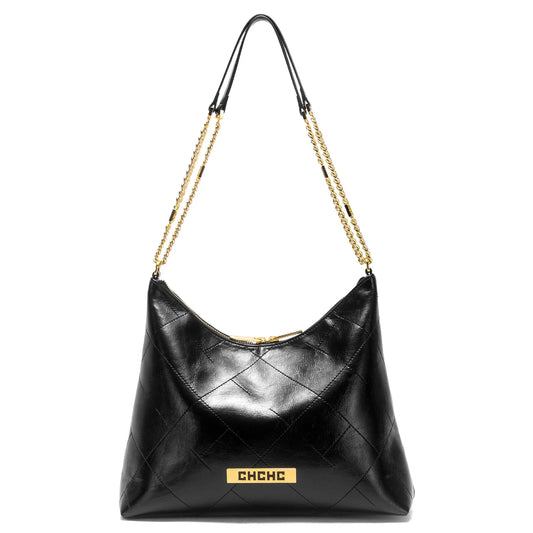 Women's Handbag New Silver Tote Bag Classic Car Seam Handheld Chain Bag