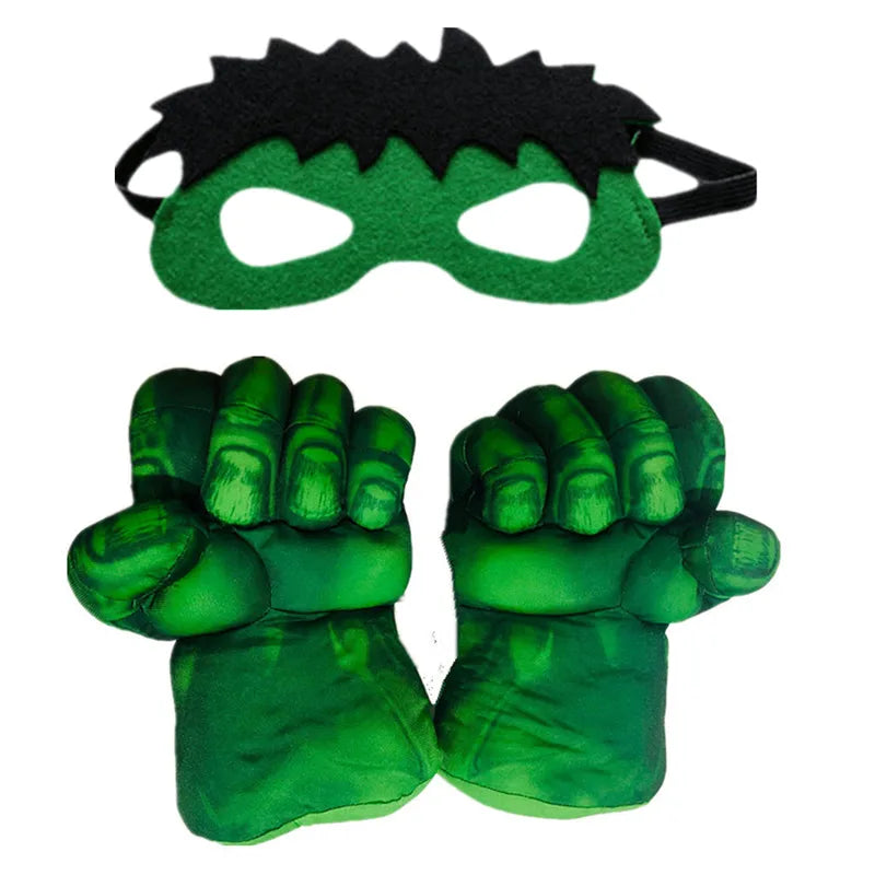 3-12Y Kids Superhero Costume Jumpsuit Halloween Mask Party with Gloves Cosplay Suit for Boys Girls Holiday Celebration