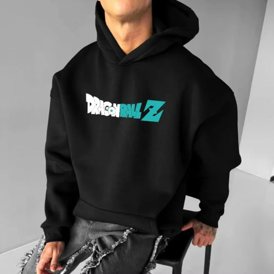 Dragon Ball Men's Hoodie Sweater Android 18 Anime Spring and Autumn Boy Children's Long Sleeve Parent-Child Wear Winter