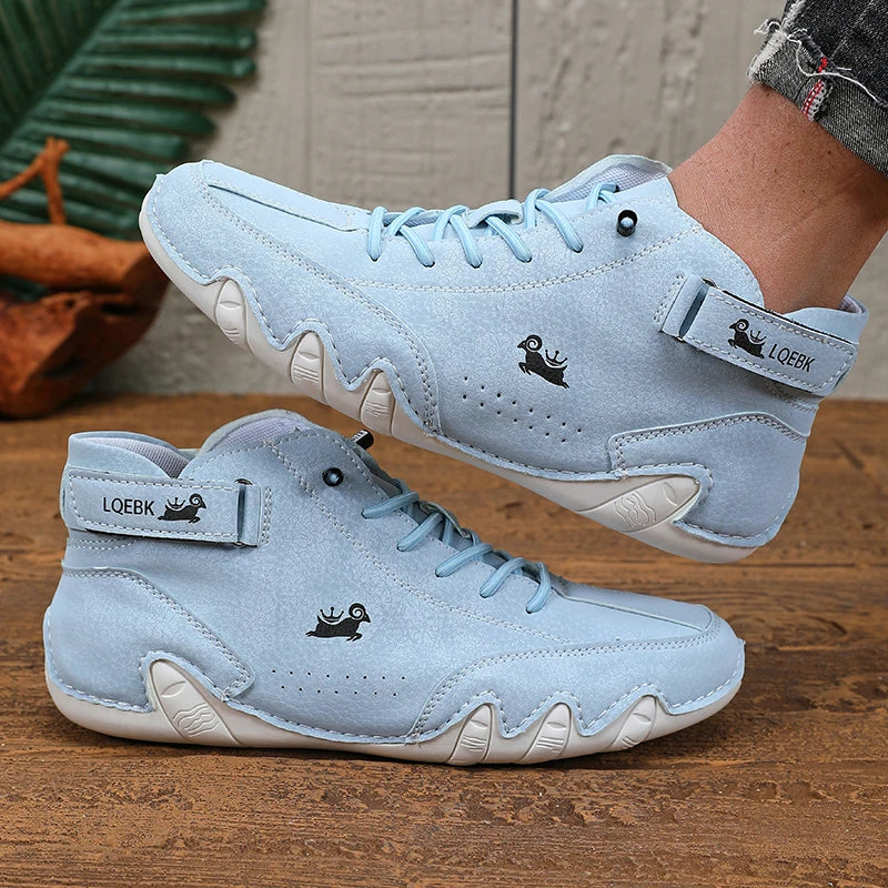 Men's Fashionable Casual Daily Low Top Shoes Breathable Comfortable Lace Up Trendy Lightweight Flat Shoes for Cycling Hiking