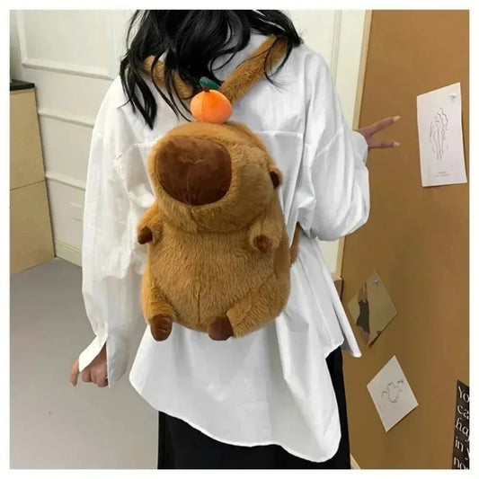 Backpack Kawaii Fashion Plushie Doll Fur Bag Children's Bag Shoulder Bag Mini Knapsack Bags Gifts For Girlfriend