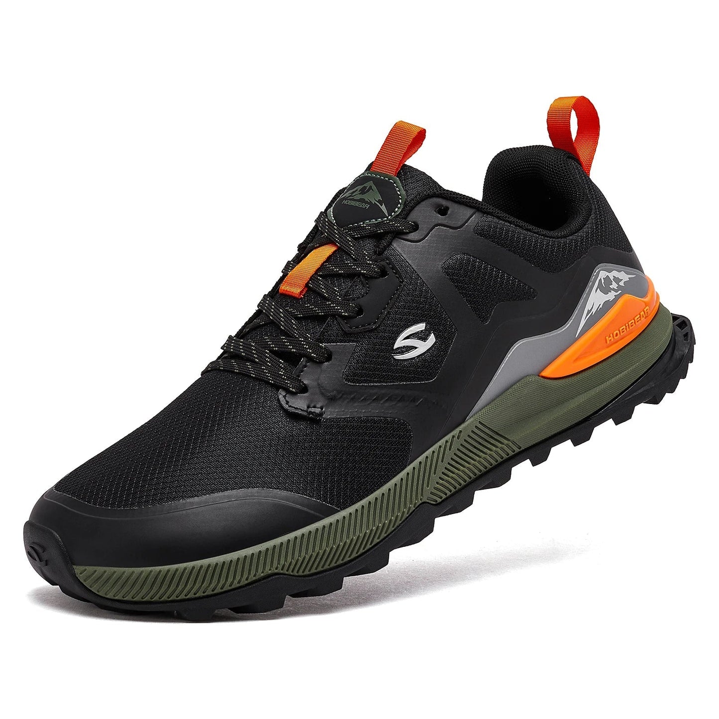 Unisex Hiking Shoes Women Men Trail Running Outdoor Sneakers Artificial Leather Non Slip Lace-Up Walking Shoes
