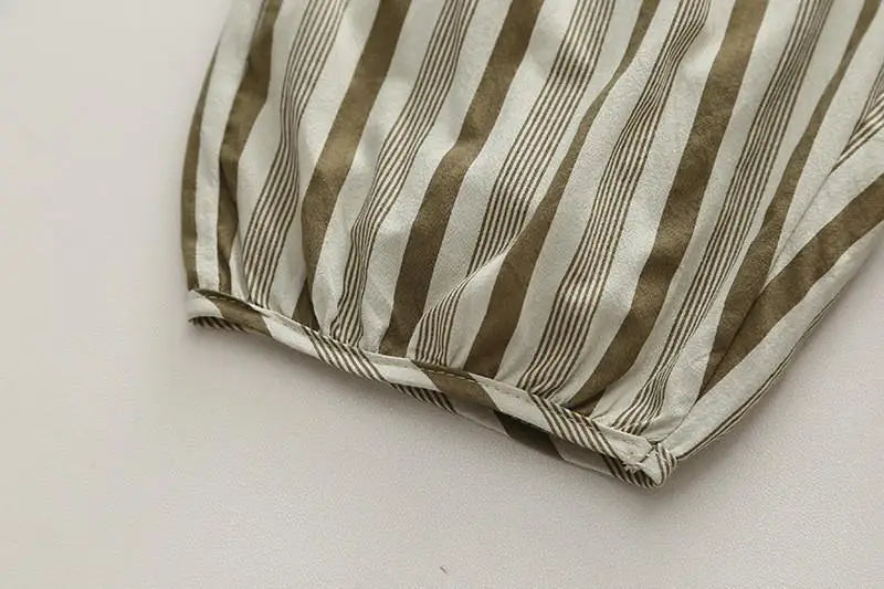 New Summer Baby Clothes Suit Children Boys Striped Pocket TShirt Capri Pants 2Pcs/Sets Toddler Casual Costume Kids Tracksuits
