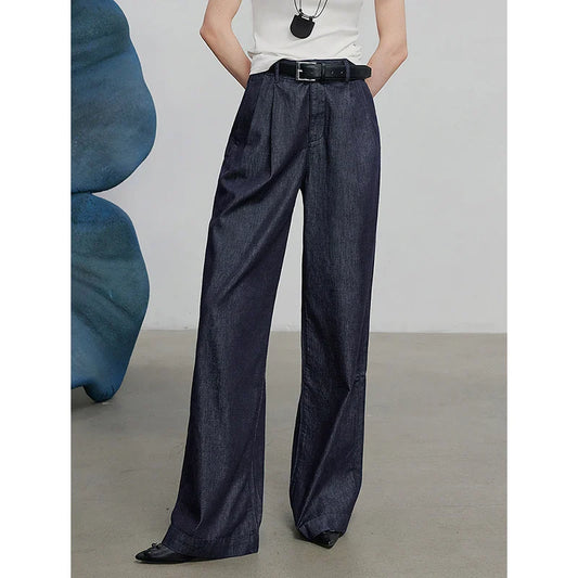 Women Denim Jean 2025 Spring New Long Pants 8518042
