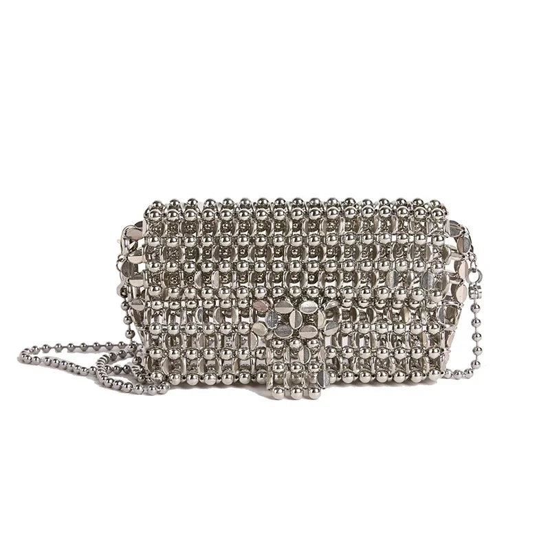 PU Sense of Luxury Solid Color Evening Bags Hollow Out Temperament 2025 Hot Sale Ladies Bags Versatile Fashion Shoulder Bags