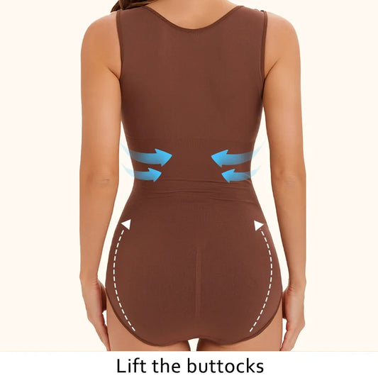 Women Slimming Bodysuit Black Brown Color Shapewear Corset Reducing Body Shaper Underwear Tummy Control Panties Briefs