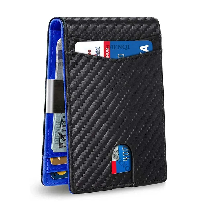 Credit Card Holder Wallets Men Money Bag Purse Slim Thin Wallet for Men Small Short Purse Male Black Vallet Billfold