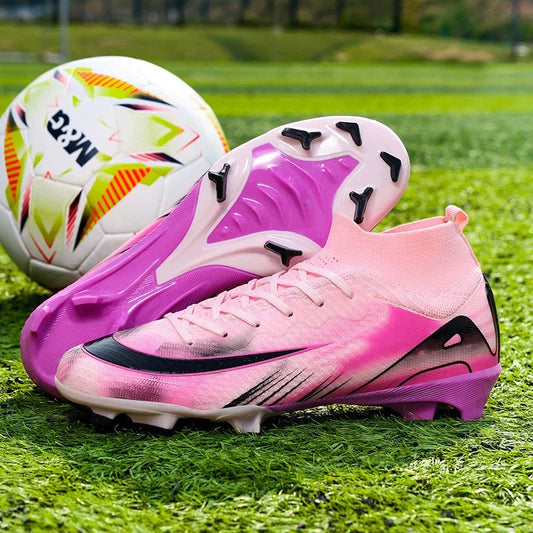 New Men Football Boots Ultralight Training Soccer Shoes Breathable Unisex Professional Wholesale Indoor Futsal Drop Shipping