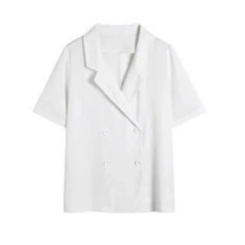 Office Lady Blazers Women Solid Lazy Style Summer Work Wear Casual Mujer Formal Vintage Outwear Clothing Elegant Ulzzang Daily