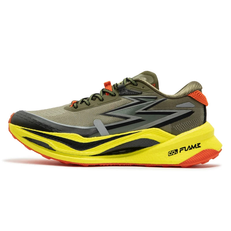 4x4 Men Running Shoes New Carbon Plate Racing Anti-slip Rebound Wear-resistant Stable Male Sneakers 672442201
