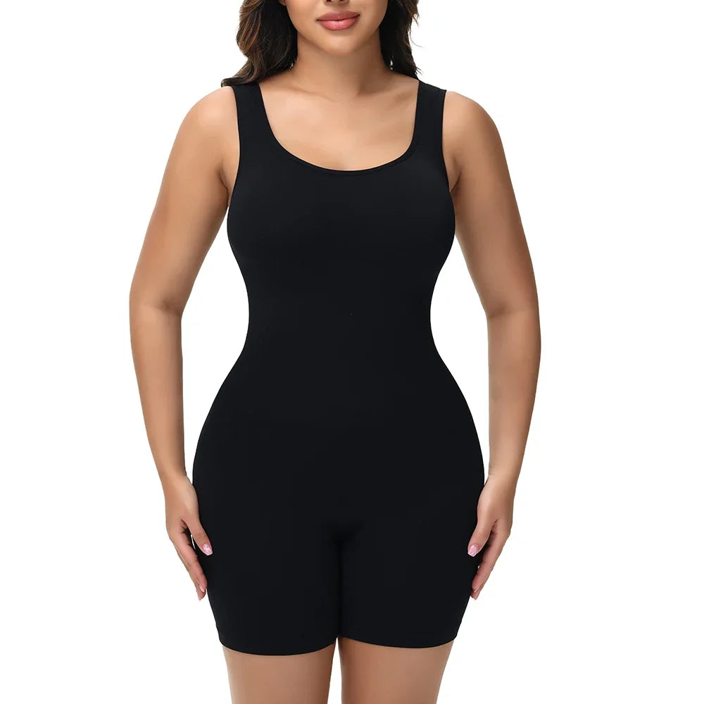 Wide Strap Shorts Body Shaper Bodysuit Women Tummy Control Comfortable Shapewear Suit Full Body Control Ladies Underwear New in