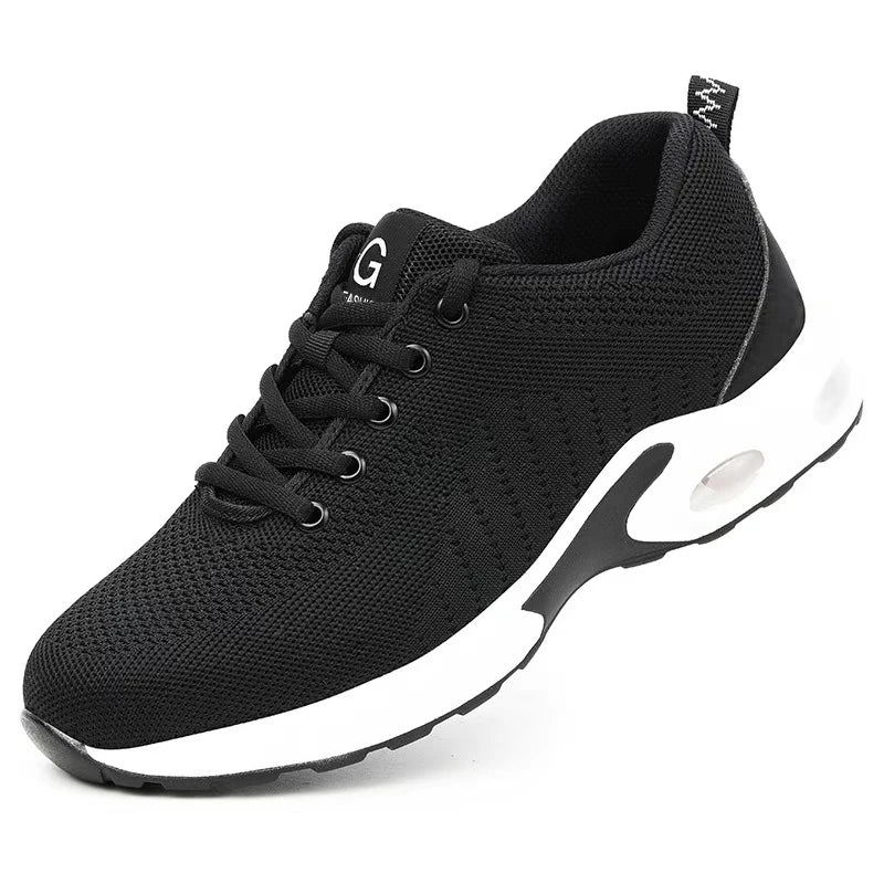 Steel Toe Work Safety Shoes Men Women Work Sneakers Breathable Lightweight Indestructible Shoes Men Safety Shoes Boots Male