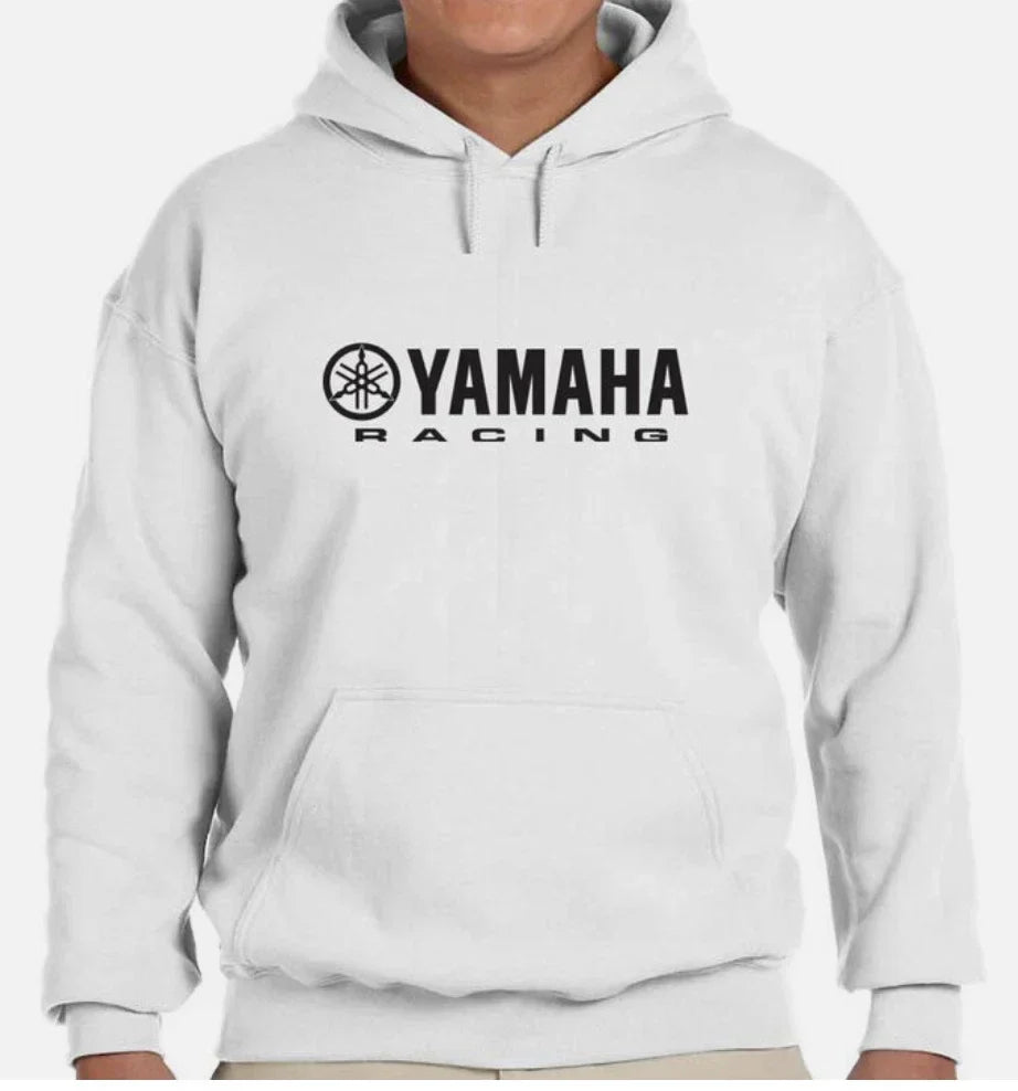 Yamaha racing motorcycle hoodie, autumn and winter men's fashion street hip-hop sweater, women's outdoor sports jacket