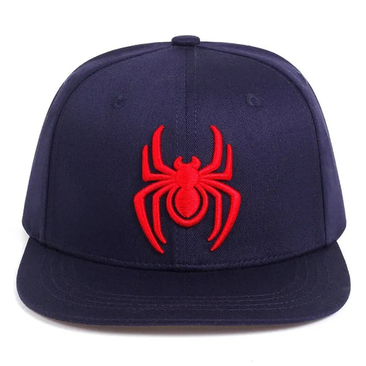 Unisex Spider Embroidery Hip-hop Hats Spring Autumn Outdoor Adjustable Casual Baseball Caps Sunscreen Hat