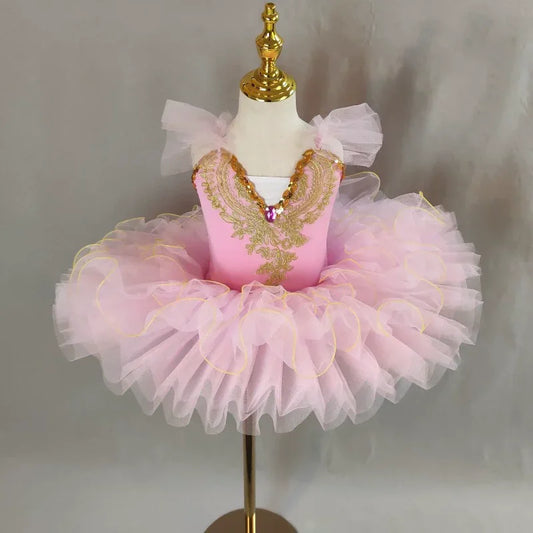 Kids Outfit Ballet Leotard Girl Dress Elegant Vestido Girls Clothes Tutu Baby Dresses Children Ballet Skirt Dance Costume Summer