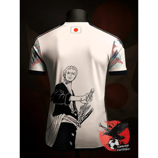 2026 One Piece anime football jersey Japanese samurai football jersey Sports Dry Quickly Men's T-Shirt Kid's Clothing Tee Woman