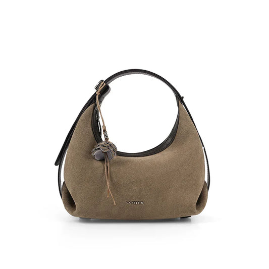 Original Handbag Women New Shoulder Bags Fashion Half Moon Bag Crossbody Bag Luxury Brand Bags Ladies Leather Bag