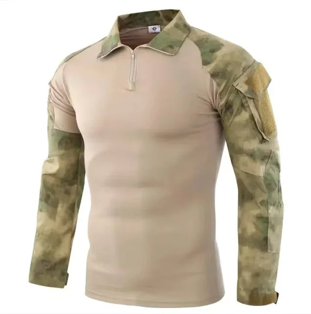 Camouflage Softair US Army Combat Uniform Military Shirt Cargo CP Multicam Airsoft Paintball Cotton Tactical Clothing