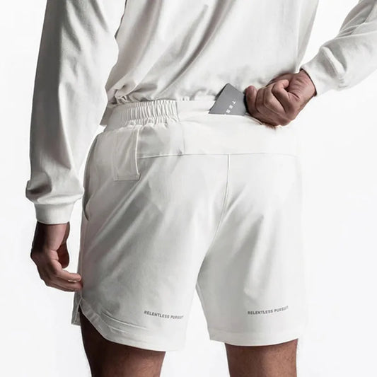Men's Quick-Drying Shorts Summer Gym Workout Running Basketball Sports Breathable Slim Fit Casual Training Streetwear Fashion