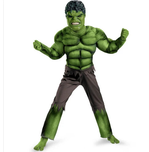 New Hulk Costumes for kids/ Fancy dress/Halloween Carnival Party Cosplay Boy Kids Clothing Decorations Supplies