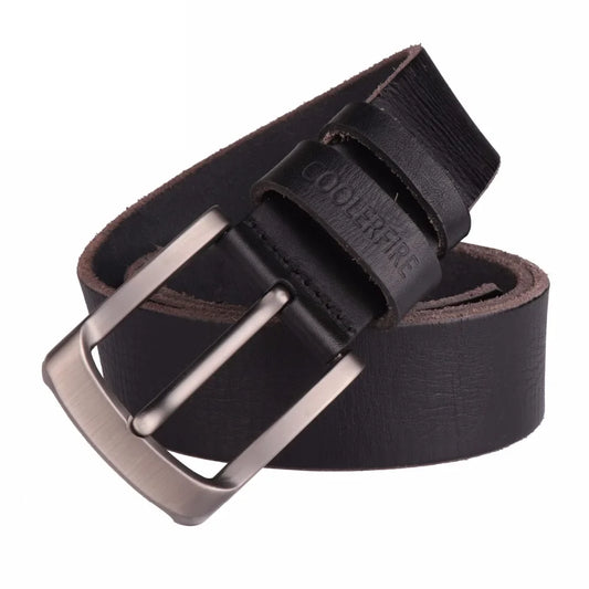 Genuine Leather Belt For Man 100% Real Genuine Cowskin Top Layer Leather Men Belts Designer Fashion High Quality Waistband TM053